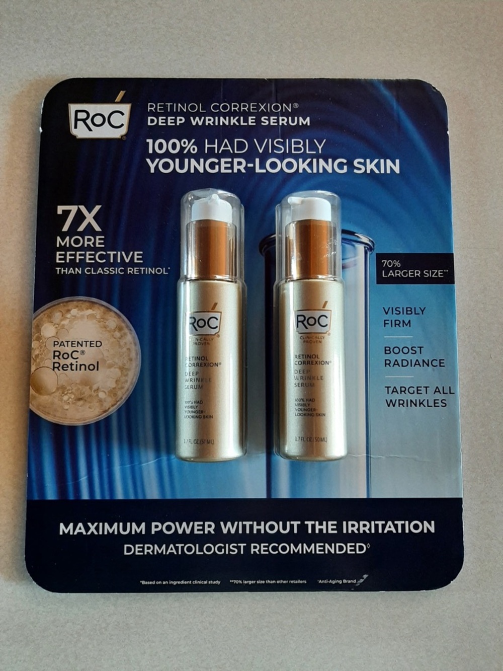 RoC Retinol Correxion Deep Wrinkle Serum -  (2-Pack)